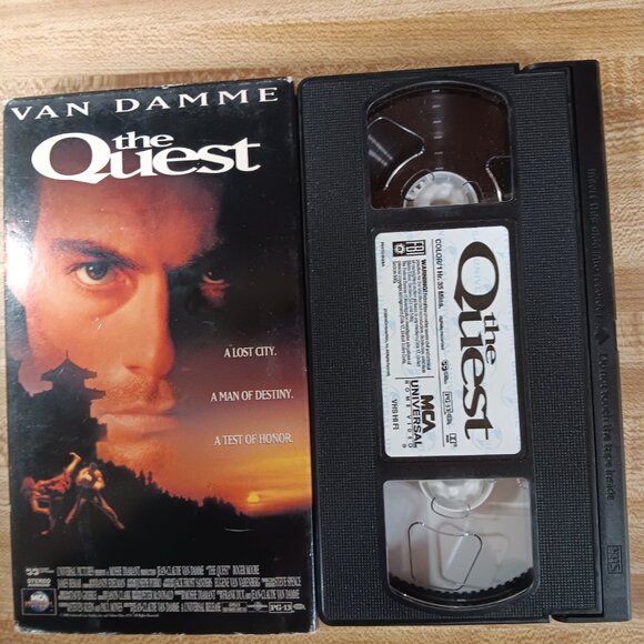 The Quest VHS 1996 Jean Claude Van Damme James Remar Roger Moore Action VTG Cult - Picture 7 of 8